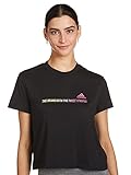 adidas Unisex-Adult W Fav Q2 Cro T T-Shirt, Schwarz, L