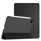 ProCase Hülle für iPad Pro 11 Zoll 3rd Generation 2021/5G, Ultra Dünn Leicht Ständer Schale Schutzhülle Smart Case Cover -Schw