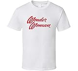 ASDFGB Wonder Woman Retro Vintage Old School Toy Cool T-Shirt Weiß Gr. M, beig