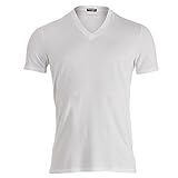 DSQUARED 2 Modal Stretch V-Neck T-Shirt Weiß Gr. M, weiß
