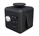 Generisch Fidget Cube Schwarz. Anti Stress Spielzeug für Kinder, Jugendliche und Erwachsene. Fidget Cube, Fidget Toys, Fidget Toys, Pop Fidg