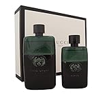 Gucci Guilty Black pour Homme Set (Eau de Toilette,90ml+Eau de Toilette,50ml), 140