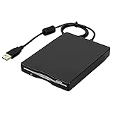 BTUWRUI USB Disketten Laufwerk 3,5 Zoll USB Externes Disketten Laufwerk Tragbares 1,44 MB FDD USB Laufwerk Stecker und für PC Windows X