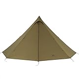TOMOUNT 3m Pyramidenzelt Ultraleicht mit Innenzelt für 2-4 Personen Familienzelt, Wasserdicht Tipi Zelt Firstzelt Outdoor Zelte für Camping, W
