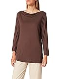 ESPRIT Collection Damen 991EO1K314 T-Shirt, 200/DARK Brown, S