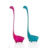 luxugen Nessie 836213002025 Suppenkelle Löffel, 23,9 cm Neuheit aufrecht steht Kochgeschirr Kelle Löffel (Set von 2)