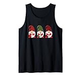 Rentier-Pinguin Weihnachtsmann Zwerg Weihnachten Tank Top