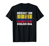 Hecho En Colombia Código De Barras Orgullo Colombiano T-S