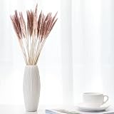 30 Steück Prärie Gras trockene Dekoration, trockene Vase trockene Blumen 45cm, Blumenstrauß Boho Dkroation Innendekoration DIY Schlafzimmer Wohnzimmer Balkon Badezimmer Esstisch Dekoration H