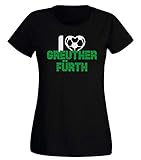 G-graphics Damen T-Shirt I Love Greuther Fürth 160.0465 (M)