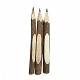 YMOMH Kinder 1. 5 STÜCKE 1. 3cm Retro Bark Bleistifte Holzbaum Rustikale Zweig Bleistifte Geschenke Für Kinder Kinder LINYan (Color : Light Brown)