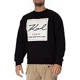 KARL LAGERFELD Black Box Logo, Schwarz , L