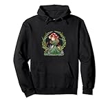 Cottagecore Aesthetic Cute Princess Trägt Pilz Hut Pullover H