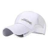 LIANGFANG Klassische Distressed-Baseballmütze Verstellbare Sport-Trucker-Baseballmütze Sport Run Cap Sonnenschutz Distressed Sports Wanderkappe Für Männer, Laufen, T