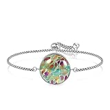 Verstellbares Kettenarmband für Damen, Modeschmuck, Armbänder, Geburtstag, Weihnachten, Freunde, Geschenke, Rot-Orange-Aquarell fischt Q
