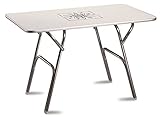PONTTOR Forma Marine klappbarer Decktisch auf Zwei Feste Höhe M600, 75 x 120 x 56/73 cm, Tisch für Boot Yacht Caravan Wohnwagen Wohnmob