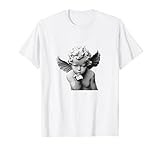 Kussmund TShirt Engel süßes Tshirt Mona Lisa Da Vinci Statue T-S