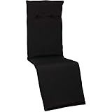 Beo Relaxsessel Auflage Wasserabweisend Turin | Made in EU Premium-Qualität | Liegestuhl Auflage UV-beständig, fleckenabweisend und waschbar | Atmungsaktive Relaxstuhl Auflag