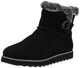 Skechers Damen Keepsakes 2.0 Kurzschaft Stiefel, Schwarz (Black Suede Blk), 37 EU