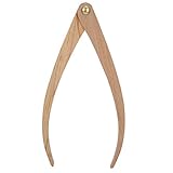 Entfernungsmesswerkzeug, Messschieber Holzlineal Positionierung Entfernungsmesswerkzeug Keramikwerkzeuge für Keramikmessung(10-Inch Wooden Caliper)