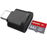 Micro SD Kartenleser USB C, OTG Externe Kartenlesegeräte Typ C, Micro SD Karte Kartenleser USB C für Micro SDHC, Micro SDXC, Speicherkartenleser Micro SD für Micro SD Karte/TF Karte, Plug and Play