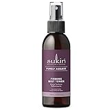 Sukin Purely Ageless straffendes Gesichtstonic, 125ml, versorgt die Haut mit Feuchtigkeit und strafft sie, mit Ribose, Acai-Beeren-Extrakt und Goji-Beeren-Extrakt, für Gesicht, Hals und Körper, veg