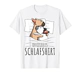 Offizielles Schlafshirt Französische Bulldogge Hund T-S