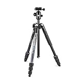 Manfrotto Element MII Kamerastativ, Aluminium Reisestativ mit Kugelkopf und Tragetasche, für DSLR, CSC und Kompaktkameras, Fotozubehör für Content Creation und Video-Blog