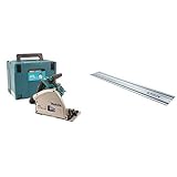 Makita Akku-Tauchsäge (ohne Akku/Ladegerät, 1200 W, 36 V) DSP600ZJ + Makita 194368-5 Führungsschiene 1400