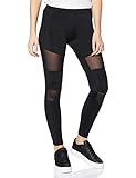 Urban Classics Ladies Tech Mesh Leggings, Schwarz (black 7), L