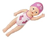 Zapf Creation 831915 BABY born My First Swim Girl 30 cm große wasserfeste Aufziehpuppe für die Badew