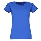 Basic T-Shirt 'Valueweight' - für Damen Farbe royal Größe M