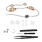 ASHATA Ersatztasten-Kit für PS5-Controller Multi-Colors Beleuchtete LED-Tasten-Kit für PS5-Konsole mit Wippkappe Kreuzschlüssel Abxy Kleine Taste, für PS5-Wireless-Griff M