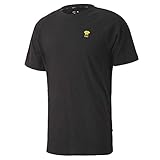 PUMA Herren BVB FtblFeat Game Tee T-Shirt, Black, M