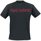 Iron Maiden Revised Logo Männer T-Shirt schwarz XXL 100% Baumwolle Band-Merch, B