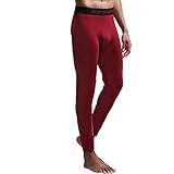 Seringlings Thermounterwäsche Unterhose Sport Herrenbekleidung Thermohose Lange Unterhose Warme Unterhose Thermalhose Kompressionshose Schnelltrocknende L
