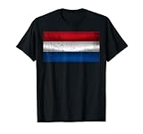 Holland Dutch Flag Vintage Funny T-S
