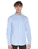 Tommy Hilfiger Herren CORE Stretch Slim POPLIN Freizeithemd, Blau (Shirt Blue 474), Large (Herstellergröße: LG)