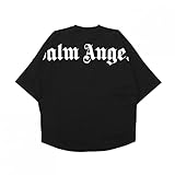 JoyJoy Herren und Damen Oberteile,O-Ausschnitt Palm Angeles Tops Oversize Tee Shirt Fledermausärmeln mit kreativen Buchstaben Hemden mit kreativen Hauskleidung