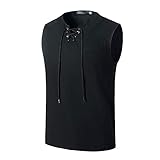 männer Casual Bandage einfarbige ärmellose o-Neck Loose t-Shirt Bluse Tops 944 Lyocell Links 2-3-4' offizielles Band Fan by Serafino pdrive zweifarbigem silikon-aufnäher kurzärmelig