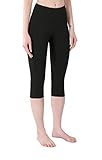 Sweetaluna Hohe Taille Workout Leggings für Frauen mit Taschen, Bauchkontrolle Training Yoga Hose - - Large-X-Larg