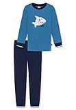Schiesser Jungen Kinder Langer Schlafanzug-Organic Cotton Pyjamaset, Mehrfarbig 17, 116