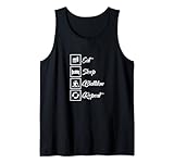 Lustiges Biathlon Spruch Motiv für Biathleten Tank Top