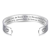 LParkin Happiness can be Found Even in The Darkest of Times, Schmuck-Armband, inspirierendes, motivierendes Geschenk