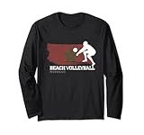 Beachvolleyball, Marokko-Flagge, Love Volleyballspieler Lang