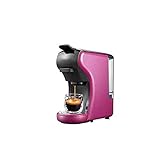 FACAZ Kaffeemaschine Kapsel-Kaffeemaschine Espressomaschine Italienisch-Amerikanische All-in-One-Mini-Getränkemaschine Geeignet zum Aufbrühen von Kaffee (Color : Red, Size : One Size)