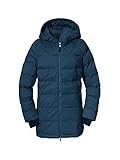 Schöffel Damen Insulated Parka Boston L wasserabweisender, winddichter Parka, funktioneller und stylischer Wintermantel, moonlit ocean, 46