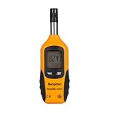 Mengshen Digitales Temperatur- Und Luftfeuchtigkeitsmessgerät Mit Taupunkt Und Feuchtkugeltemperatur, Geeignet Für HVAC, Industrie, Landwirtschaft Und Das Tägliche Leben - Batterie Ink