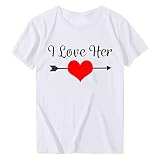 Pärchen Geschenke für Paare Tshirt Geschenk Set für Verliebte - Partner-Geschenke - Bestes Geburtstagsgeschenk - Partnerlook Lieblingsmensch Geschenke für F