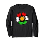 kurdistan Flagge kurdi Azadi Blume Gül Lang